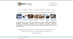 Desktop Screenshot of flexible-screens.co.uk