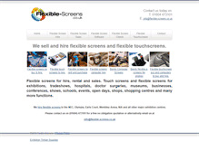 Tablet Screenshot of flexible-screens.co.uk